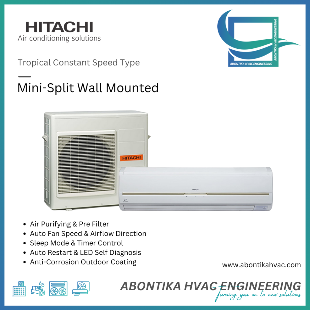 HITACHI WALL MOUNTED AIR CONDITIONER 2.5 TR